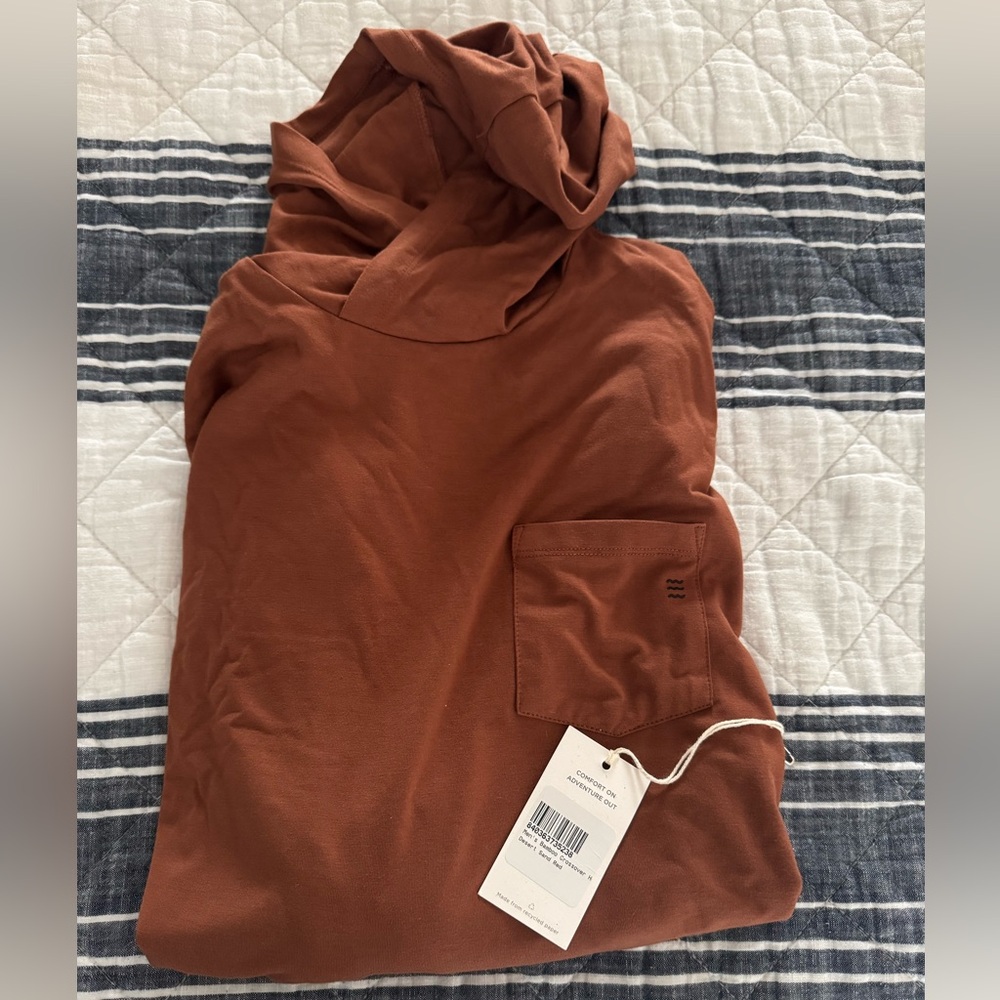 Men’s Free Fly Bamboo Lightweight Hoodie - Desert Sand - Large